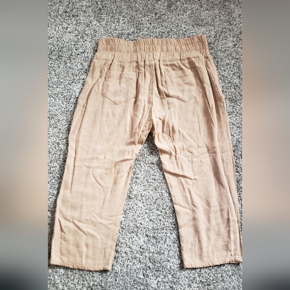 AMAE| High Waist Cigarette Casual Cropped Pants - Picture 5 of 5